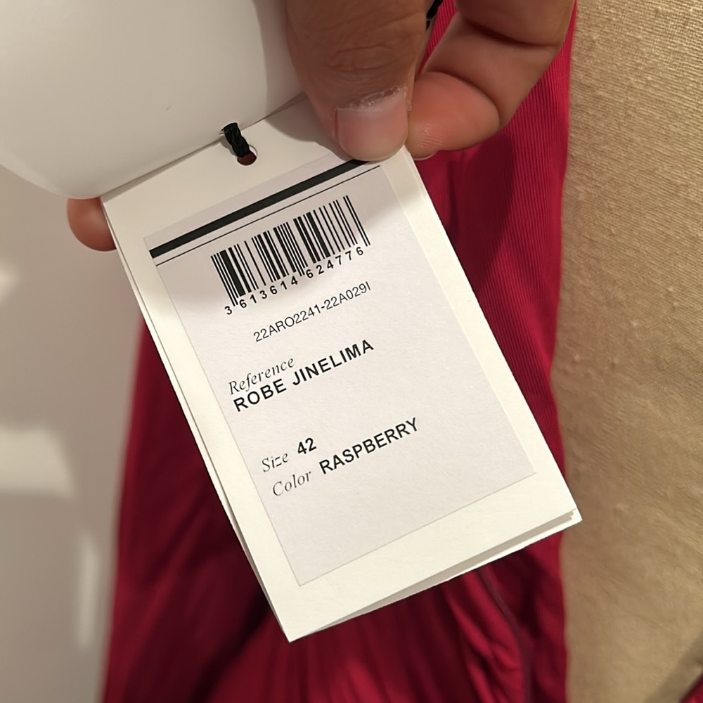 Isabel Marant Robe Jinelima Raspberry Dress - Picture 12 of 12
